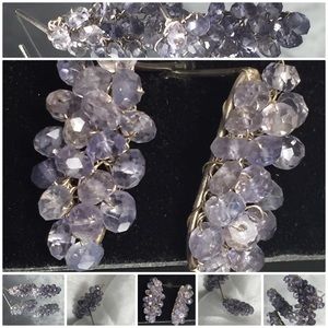 Made in 🇺🇸Faceted iolite & 925 silver studs.